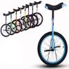 MDybf Unicycle Unisex Unicycle Heavy Duty Steel Frame and Alloy Wheels, Unicycle, Beginner Height 120-140Cm view 1