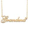 A168A Grandma Custom Name Necklace Customized Personalized Plated Name Necklace for Mother Daughter Christmas New Year Gold view 1