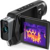Teslong 2 in 1 Thermal Monocular 256x192, 11mm Focal Lens Thermal Imaging Camera with 3.5 Inch Screen for Hunting, Outdoor Camping, Travel, Inspection for Circuit Break, Leak view 1