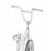 AkiiGer BMX Handlebar 22.2mm Bike Riser Handlebar, Length 680mm, Bicycle Handle Bars Aluminium Alloy Silver view 1