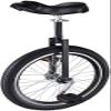 MDybf Bicycle Unicycle with 16/18/20 Inch Wheels, Adjustable Unicycle Seats, Mountain Tire Balance, Bicycle (Color : Black, Size : 18 inch) view 1