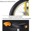 MDybf Bicycle Unicycle with 16/18/20 Inch Wheels, Adjustable Unicycle Seats, Mountain Tire Balance, Bicycle (Color : Black, Size : 18 inch) view 2