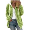 SHAOBGE Today Women Zipper Hoodie Hooded Sweatshirt Coat Womens Fall Coat 2023 Threadbare Jacket Womens Sherpa Lined Coat Open Box Deals view 1