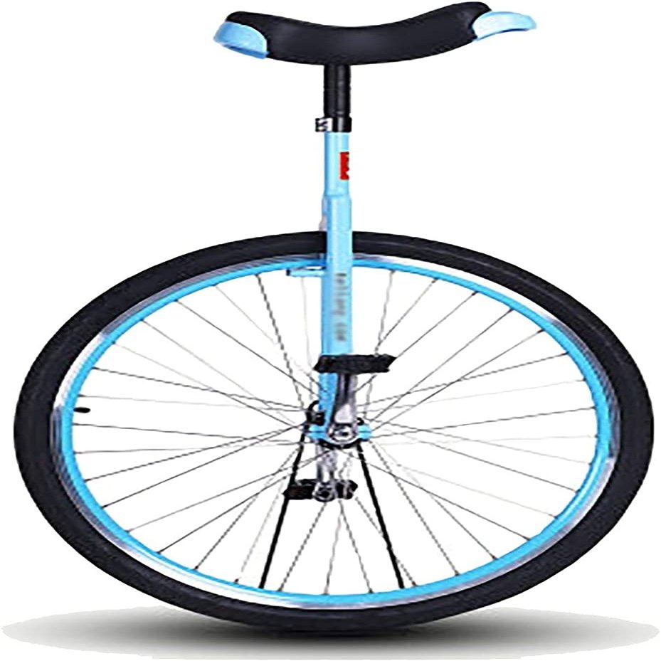 MDybf Adult Large Wheeled Unicycle, Neutral Adult/Coach/mom/dad/Tall Balanced Bicycle, with A Load Capacity of 150 Kilograms (Color : Blue)