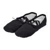 Toddler Ballet Shoes, Soft Leather Ballet Slippers, Ethnic No-Tie Ballet Shoes Dance Yoga Shoes for (Black, 2 Big Kids) view 1