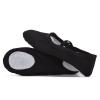 Toddler Ballet Shoes, Soft Leather Ballet Slippers, Ethnic No-Tie Ballet Shoes Dance Yoga Shoes for (Black, 2 Big Kids) view 2
