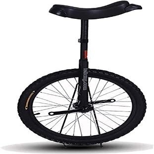 MDybf Unicycle, Suitable for Beginners to Intermediate Riders, 24 Inch 20 Inch 18 Inch 16 Inch Adult Unicycle (Color : Black, Size : 20 Inch)