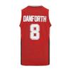 CAIYOO Mens Wildcats High School Jersey 14 Troy Bolton 8 Chad Danforth Basketball Jersey (8 Red, Large) view 2