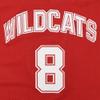 CAIYOO Mens Wildcats High School Jersey 14 Troy Bolton 8 Chad Danforth Basketball Jersey (8 Red, Large) view 4