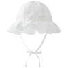 pureborn Baby Bucket Hat for Infant Boys Girls Hat White Evelet 6-12M view 1