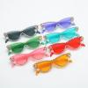 COTIA Bling Pearl Diamond Cat Eye Sunglasses for Women Fashion Crystal Rhinestone Cute Party Decorations Sun Glasses (pink) view 3