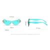 COTIA Bling Pearl Diamond Cat Eye Sunglasses for Women Fashion Crystal Rhinestone Cute Party Decorations Sun Glasses (pink) view 4