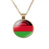EnigmaGlow Malawi Flag Zinc Alloy Necklace Pendant Necklace for Men Women (Malawi) view 1