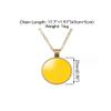 EnigmaGlow Malawi Flag Zinc Alloy Necklace Pendant Necklace for Men Women (Malawi) view 2