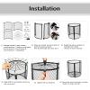 JXLXYY Deer Feeder Varmint Guard - Keep Wildlife Away from Your Feeder, 12.3 x 11.8 Varmint Cage for Feeder,Suit Varmint Guard for All Kinds of Weather Conditions. view 2