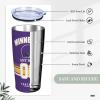 Custom Minnesota Tumbler, Personalized Name and Number Tumbler Cup, Customized Stainless Steel Travel Coffee Mug Keeps Drinks Cold and hot Gifts for Men Women Fans view 4