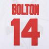 CAIYOO Mens Wildcats High School Jersey 14 Troy Bolton 8 Chad Danforth Basketball Jersey (14 White, XX-Large) view 4