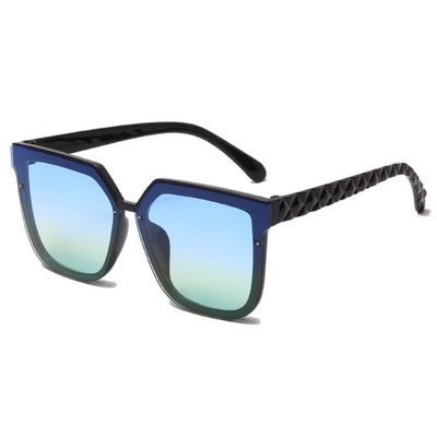 Classic Square Sunglasses Men Women Glasses Leg Design Sun Glasses Retro Driving Outdoor Travel,Black Blue Green,One size