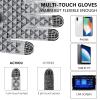 Achiou Winter Gloves, Glove for Men Women, Upgraded Touch Screen Texting Warm Running with Thermal Soft Knit Lining view 3