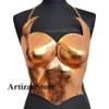 ARTIZANSTORE Naughty Bustier Top Lady Steel chest Breastplate Armor Party Wear Costume view 3