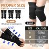 Breathffy 6 Pairs Volleyball Knee Pads and 6 Pairs Padded Passing Sleeves Volleyball Arm Sleeves Padded, Protective Knee Brace Forearm Elbow Sleeve Train Accessories(Black) view 2