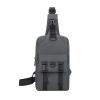 Aliuciku Shoulder Bag Messenger Bag Waterproof Commuter Chest Bag Multifunctional Chest Bag (Color : Gray) view 1