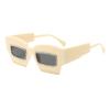 helena Square polygon Sunglasses for Women Sparkling Rhinestone Sunglasses Trendy Retro Diamond Glasses (beige) view 2