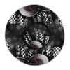 BROLEO Checkered Flag Racing Reflective Bucket Hat - Lightweight, Foldable Outdoor Sun Protection Hat Black view 4