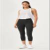 ODODOS Buttery Soft Lounge Yoga Leggings for Women Cropped Length 23" High Waist Yoga Pants, Onyx Black Grey, XX-Large view 2