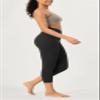 ODODOS Buttery Soft Lounge Yoga Leggings for Women Cropped Length 23" High Waist Yoga Pants, Onyx Black Grey, XX-Large view 3