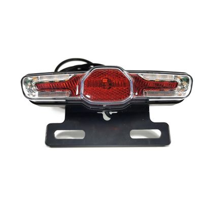 ESSISH Electric Bicycle Tail Light Turn Signal Brake Light Compatible with 12-80V Brake Light for Brightening(6Pin)