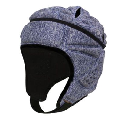 Rugby Football Headgear Adult Child Shockproof Hockey Head Sports White Blue