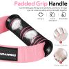 RENRANRING Gym Exercise Handles, Replacement Handle Attachments for Cable Machine Pulleys, Resistance Band and Strength Trainer, Pull Down Workout Accessories, Home Gym Add On Equipment view 4