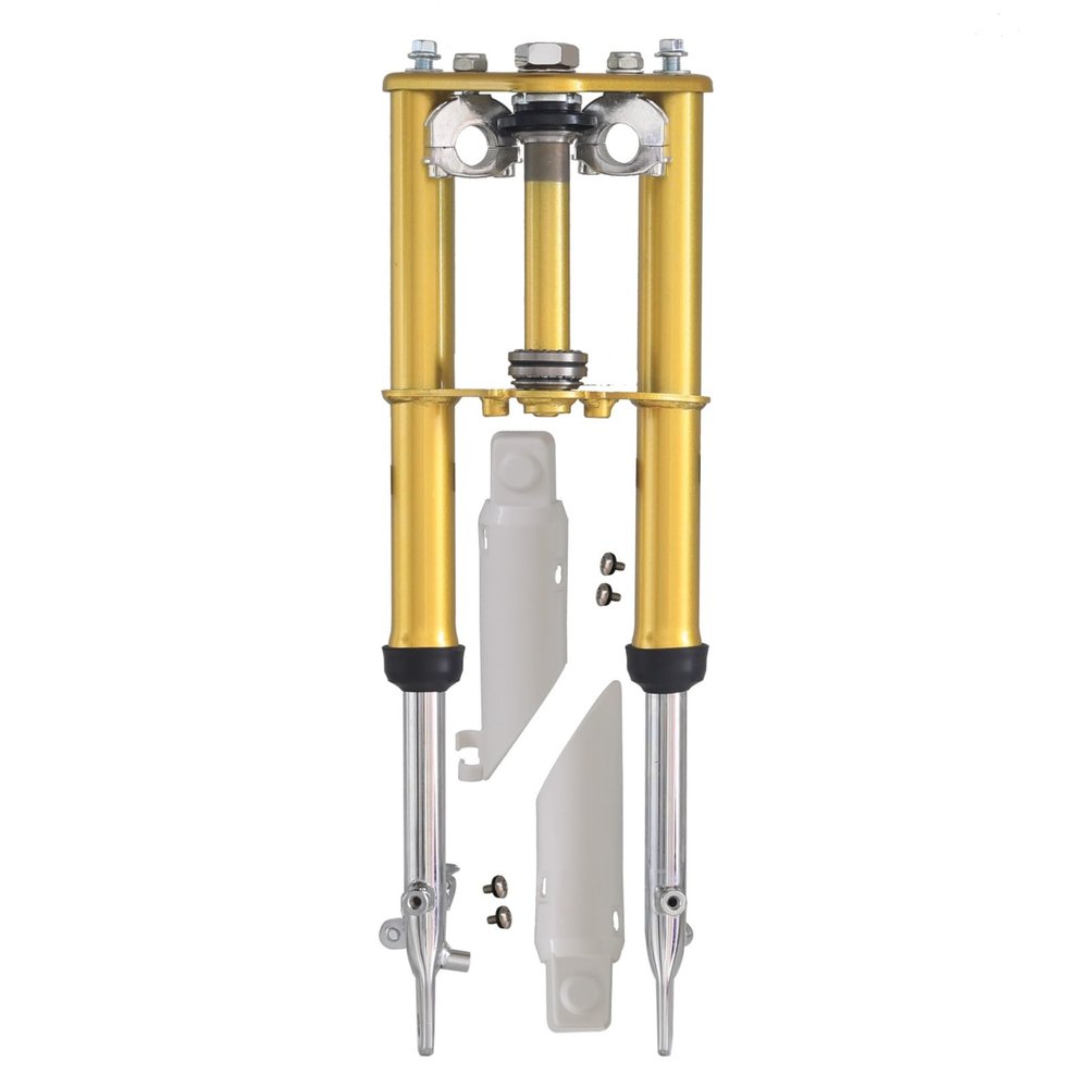 WPHMOTO 10'' Front Forks Suspension Shock, Bike Suspension Fork 500mm 19.69in for CRF50 XR50 Pit Bike 70cc 110cc 125cc