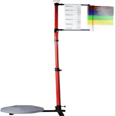 BTURYT Vertical Jump Measurement Tool 1.2m-3.5m Vertical Jump Trainer Tester Basketball Volleyball Standing Heavy Duty Vertical Leap Measurer
