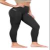 ODODOS Buttery Soft Lounge Yoga Leggings with Pockets for Women Full Length 28" High Waist Yoga Pants, Onyx Black Grey, X-Large view 1