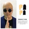 EXCEART 2sets Realistic Bald Caps for Cosplay Complete Includes Hair Nets for Halloween Theatrical and Costume Parties view 2
