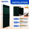 VANCL Wall Padding for Gym Wall Mats Green Wall Pads 2" Thick Wall Pads with High Density Anti-Impact Gym Wall Pad, Durable Waterproof Basketball Court Wall Pads for Safety[3 Pack] view 2