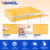 VANCL Wall Mount Basketball Pad Gym Wall Padding 2" Thick Wall Foam Pads for Gym Wall Padding for Kids Playroom-Waterproof Durable Basketball Court Wall Pads for Safety, Yellow[3 Pack] view 3