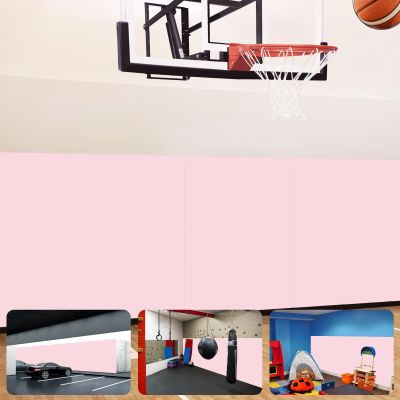 VANCL Wall Mats for Padding Basketball Gym Wall Padding 2" Thick Foam Gym Wall Pad Pink for Protection- Waterproof Durable Basketball Gym Wall Pads for Wall-Mounted Basketball Hoops[9 Pack]
