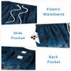 BOJIN Mens Swim Trunks Quick Dry Swim Shorts Mesh Lining Bathing Suit Swimwear Beachwear BJ307 Blue Plam 5XL view 4