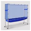 zktoermn Table Tennis Ball Catch Net, Frame-Type Mobile Nets Ping Pong Recycle Catcher for Family Leisure Entertainment and Competitions Training Auxiliary Nets view 1