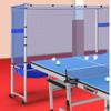 zktoermn Table Tennis Ball Catch Net, Frame-Type Mobile Nets Ping Pong Recycle Catcher for Family Leisure Entertainment and Competitions Training Auxiliary Nets view 3