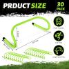 Wettarn 30 Pcs 6" Speed Agility Training Hurdles Plyometric Practice Agility Hurdle for Kids, Athletes, Basketball, Baseball, Soccer, Football Indoor Outdoor Sports Equipment(Green) view 2
