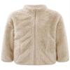 Xnihocha Kids Girls Fleece Jacket Coat Full-Zip Turtleneck Tops with Pocket Fall Winter Outerwear Khaki 2-3 Years view 3