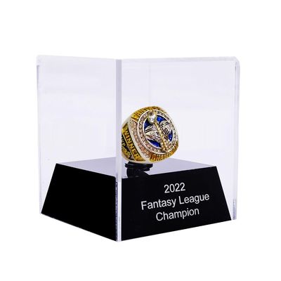 Fantasy Football Ring 2022 | Heavy FFL Championship Ring |MVP Award Trophy for Fantasy Football League Winner (size 11, ring and case together)