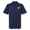 Campus Lab Utah State University Primary Mark Men's Adult 100% Cotton Knit Polo Shirt, Navy, XX-Large view 1