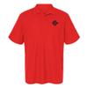 San Diego State University Primary Mark Men's Adult 100% Cotton Knit Polo Shirt, Red, XX-Large view 1