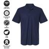 Syracuse University Primary Mark Men's Adult 100% Cotton Knit Polo Shirt, Navy, XX-Large view 4