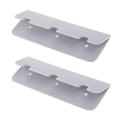 2Pcs Portable Boat Seat Hook Clip Replacement Inflatable Boat Seat Hook Holder Bracket PVC Yacht Hook Holders For Canoes Boat Seat Hook Clip Boat Seat Holders Boat Seat Hook Boat Seat Brackets